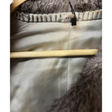 Gifu Mouhi Grey Rabbi Fur Coat
