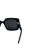Christian Dior Black Oversized Square Wildior S3U Sunglasses