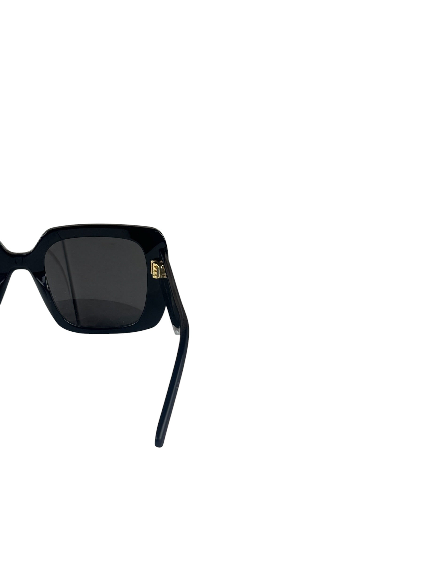 Christian Dior Black Oversized Square Wildior S3U Sunglasses