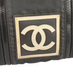 Chanel Black NylonSport Line Duffle Mesh Large Bag 2000's