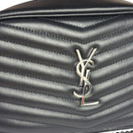 Yves Saint Laurent Black Leather Mini Lou Camera Bag