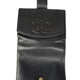 Chanel Navy Blue Leather Caviar Wallet