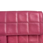 Chanel Pink CC 2002 Chocolate Bar Chain Flap