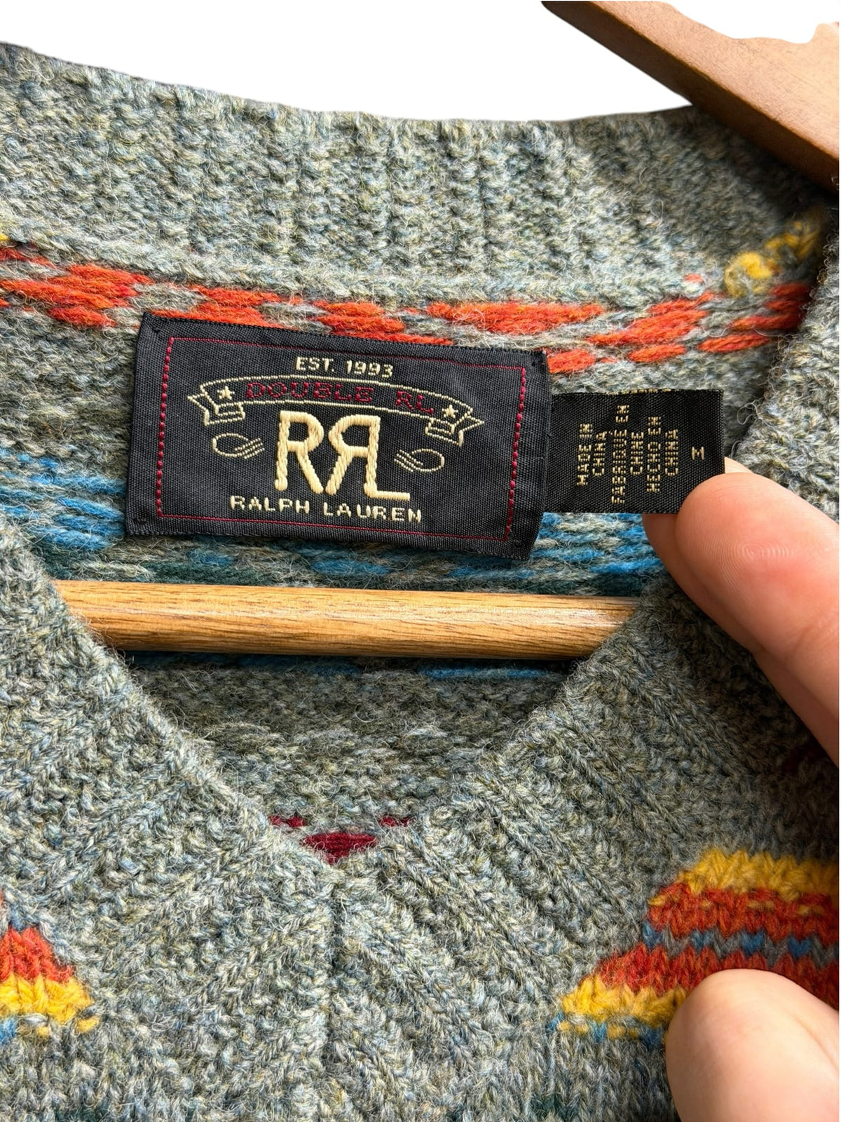 Polo Ralph Lauren RRL Fair Isle Knit Sweater Vest