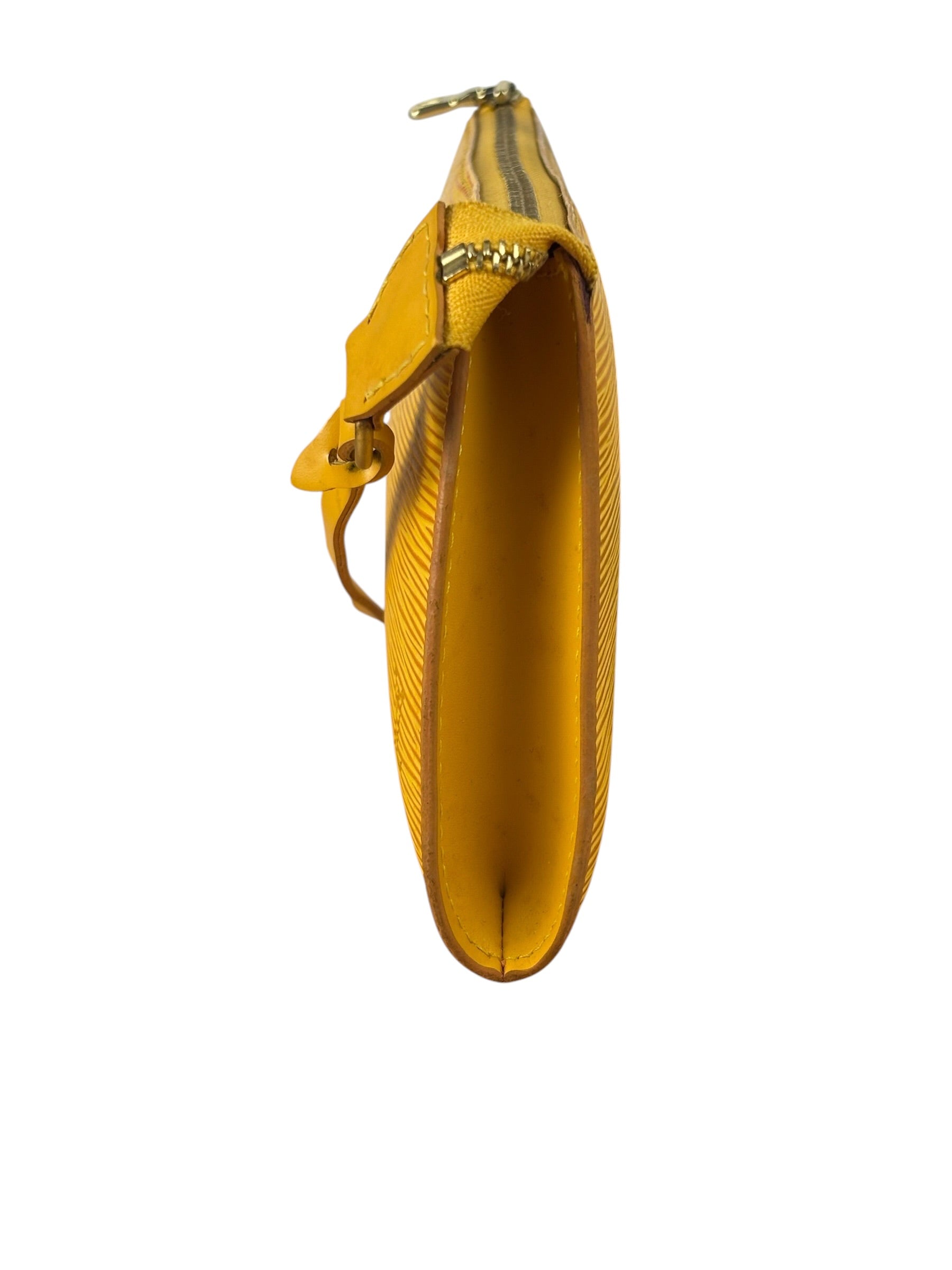 Louis Vuitton Yellow Epi Leather Pochette