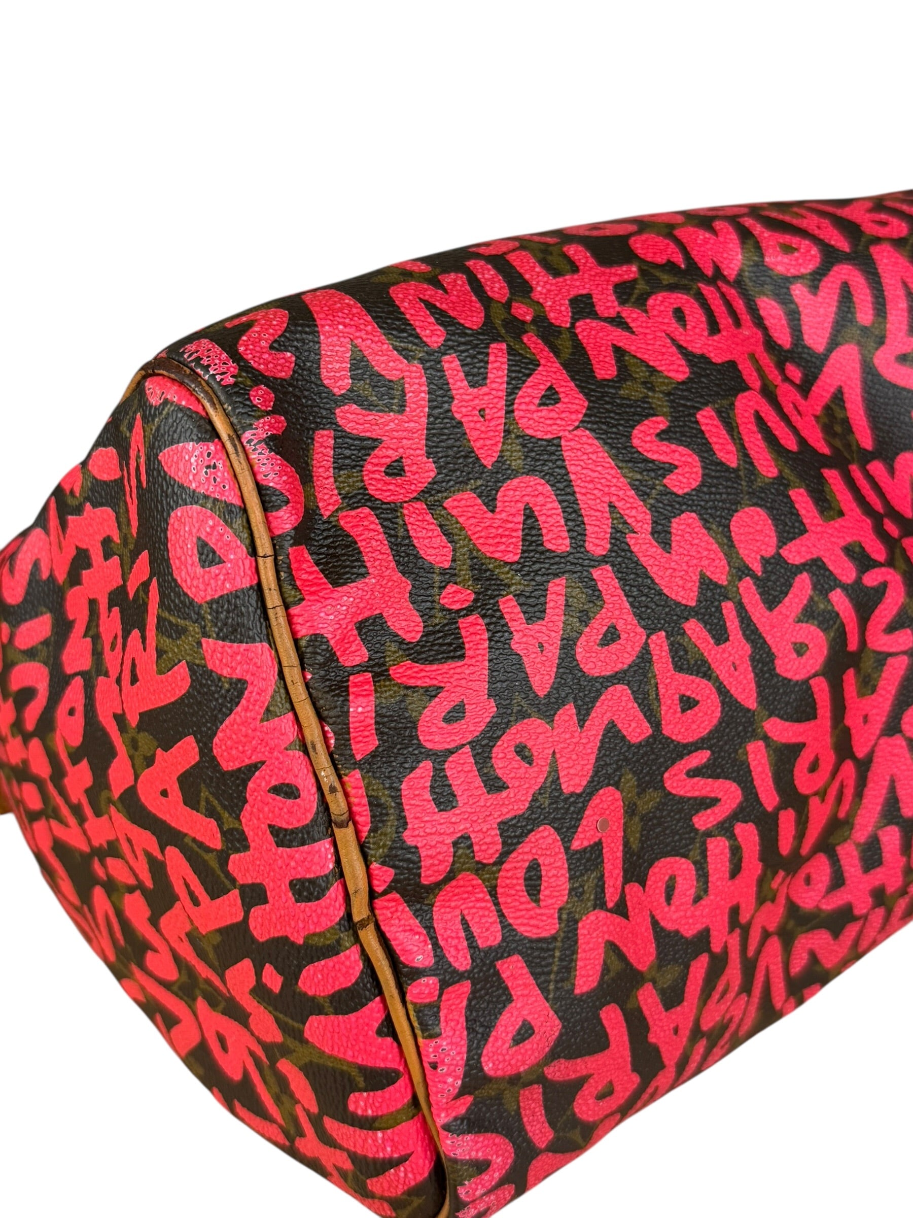 Louis Vuitton x Stephen Sprouse Graffiti Speedy 30 Pink