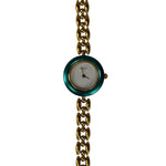 Gucci Interchangeable Bezel Gold Plated Link Band