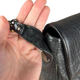 Fendi B Biz Black Leather Shoulder Bag
