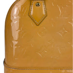 Louis Vuitton Yellow Monogram Vernis Alma BB Two-Way Bag