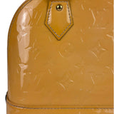 Louis Vuitton Yellow Monogram Vernis Alma BB Two-Way Bag