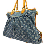 Louis Vuitton Denim/Leather Trim Monogram Neo Cabby Handbag