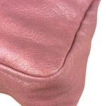 Balenciaga Rose Burbon Leather Large Premier Clutch Bag