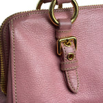 Miu Miu Pink Leather Two-Way Bag