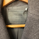 Prada Vintage Dark Grey Long Coat