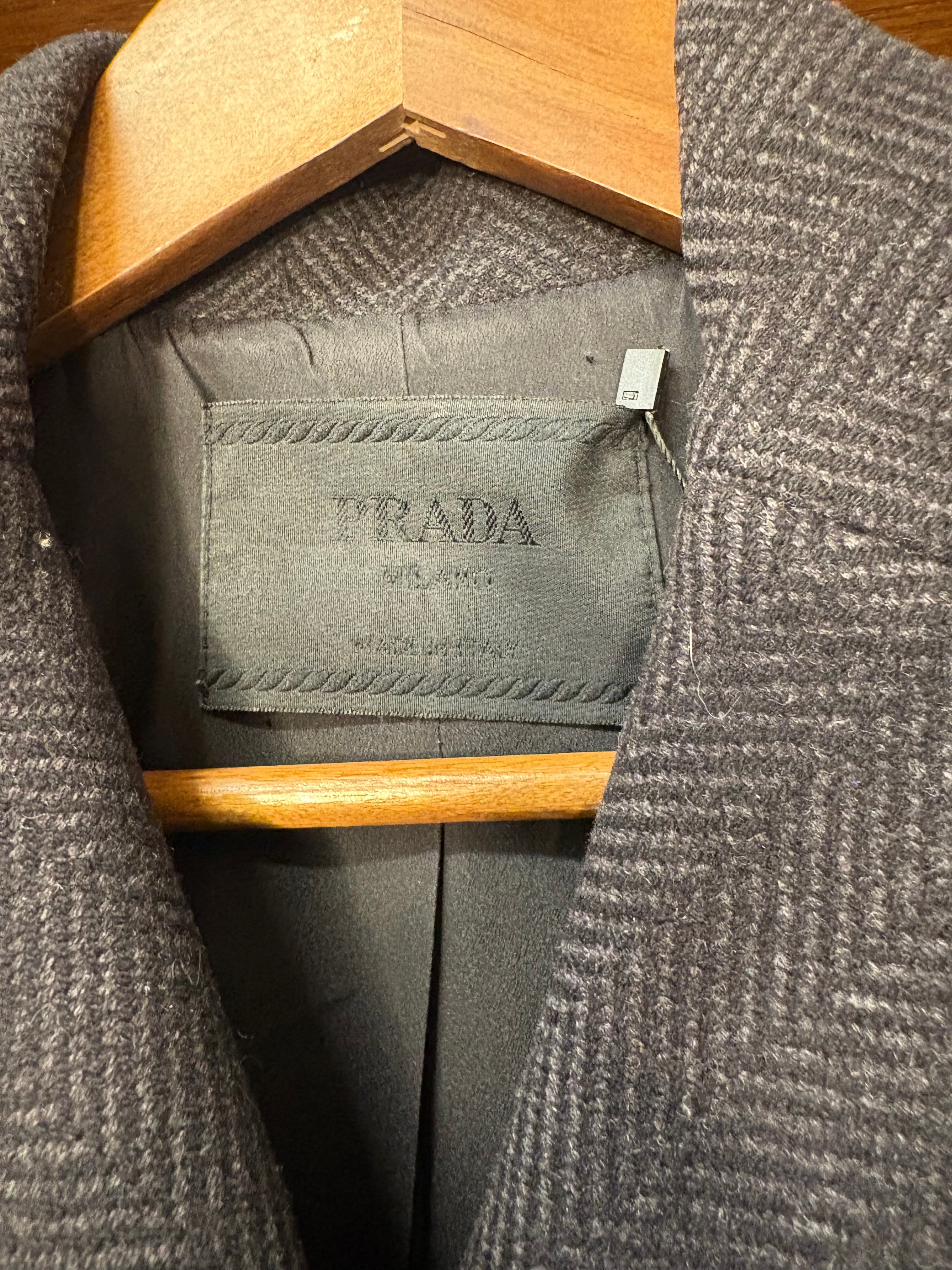 Prada Vintage Dark Grey Long Coat