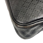 Gucci Black Leather Diamante Briefcase