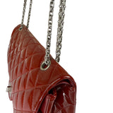 Chanel Red Patent  Quilted Double 2.55 Flap 2009