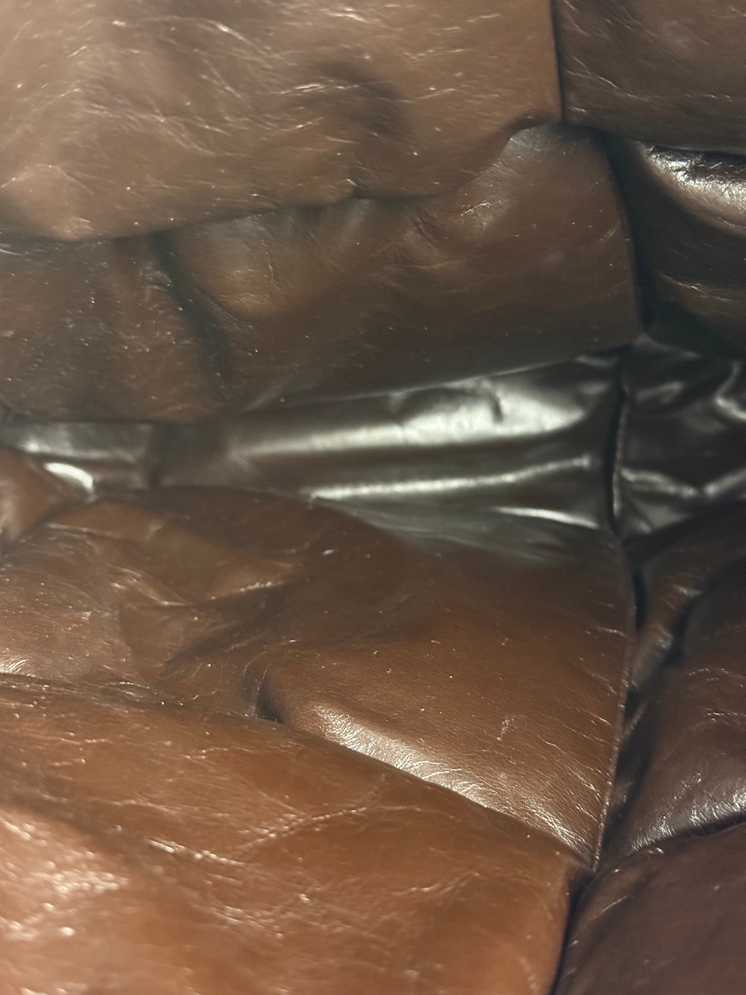 Bottega Veneta The Chain Puffy Tote Bag Brown