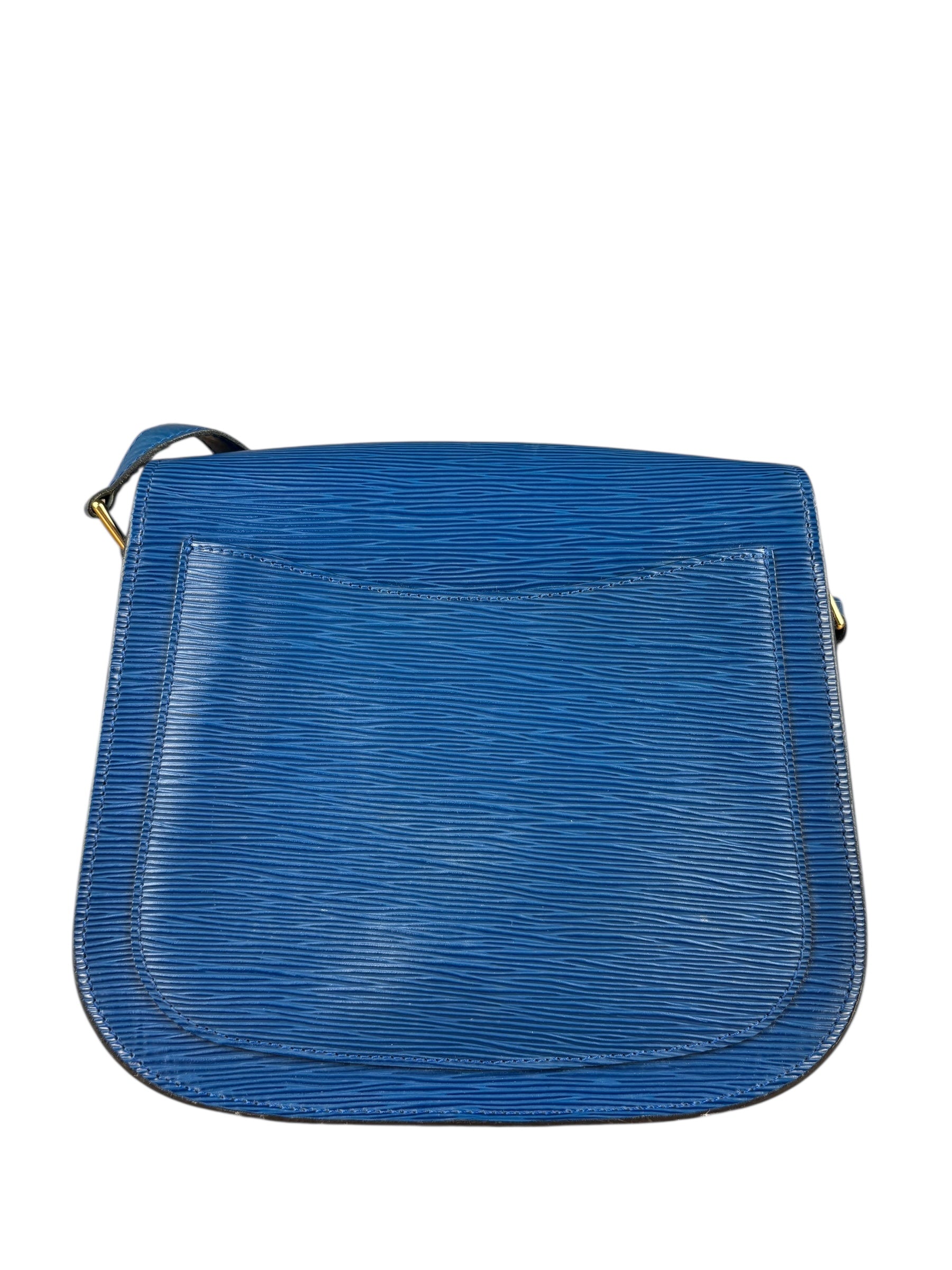 Louis Vuitton Blue Epi Saint Cloud Crossbody