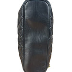 Chanel Vintage Black Quilted Leather Chain Tote/Shoulder Bag 1999