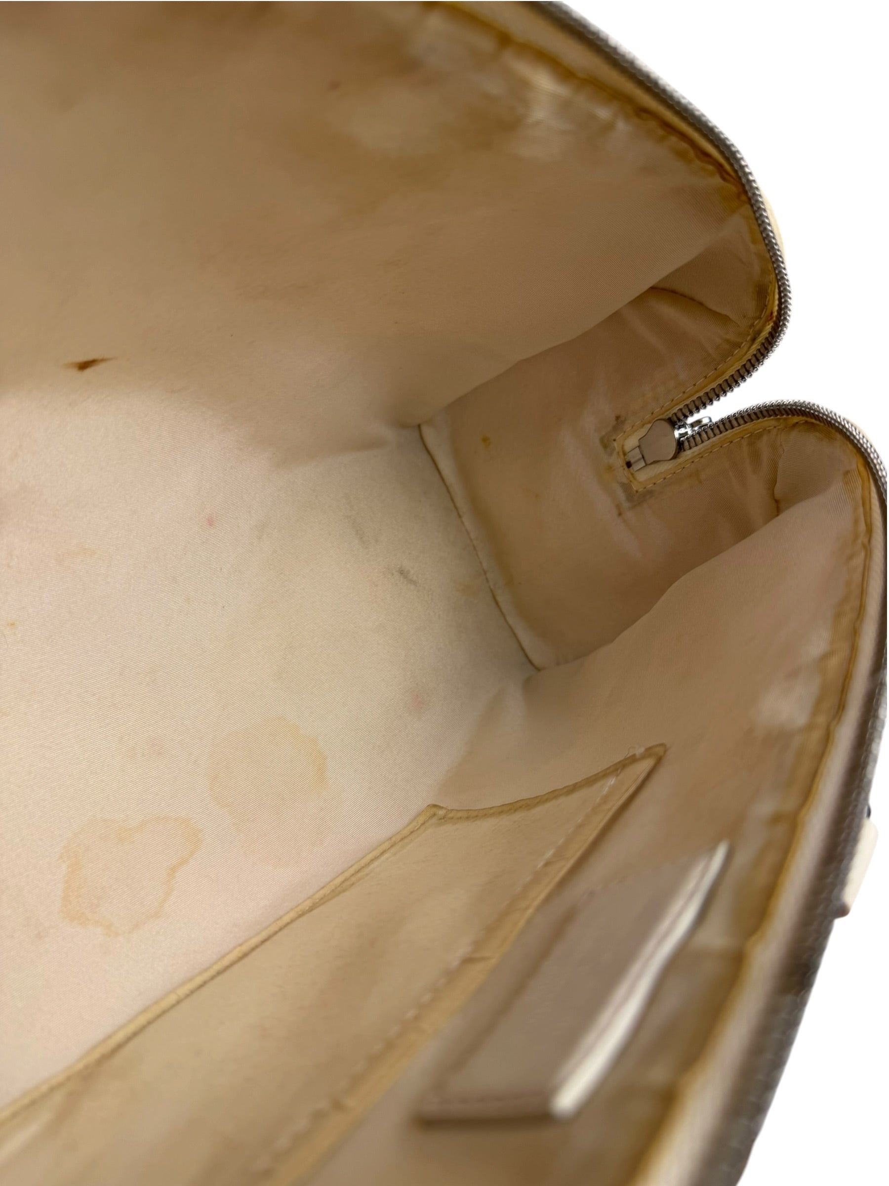 Louis Vuitton Cream/Yellow Damier Cubic Printemps Etè Speedy 2013