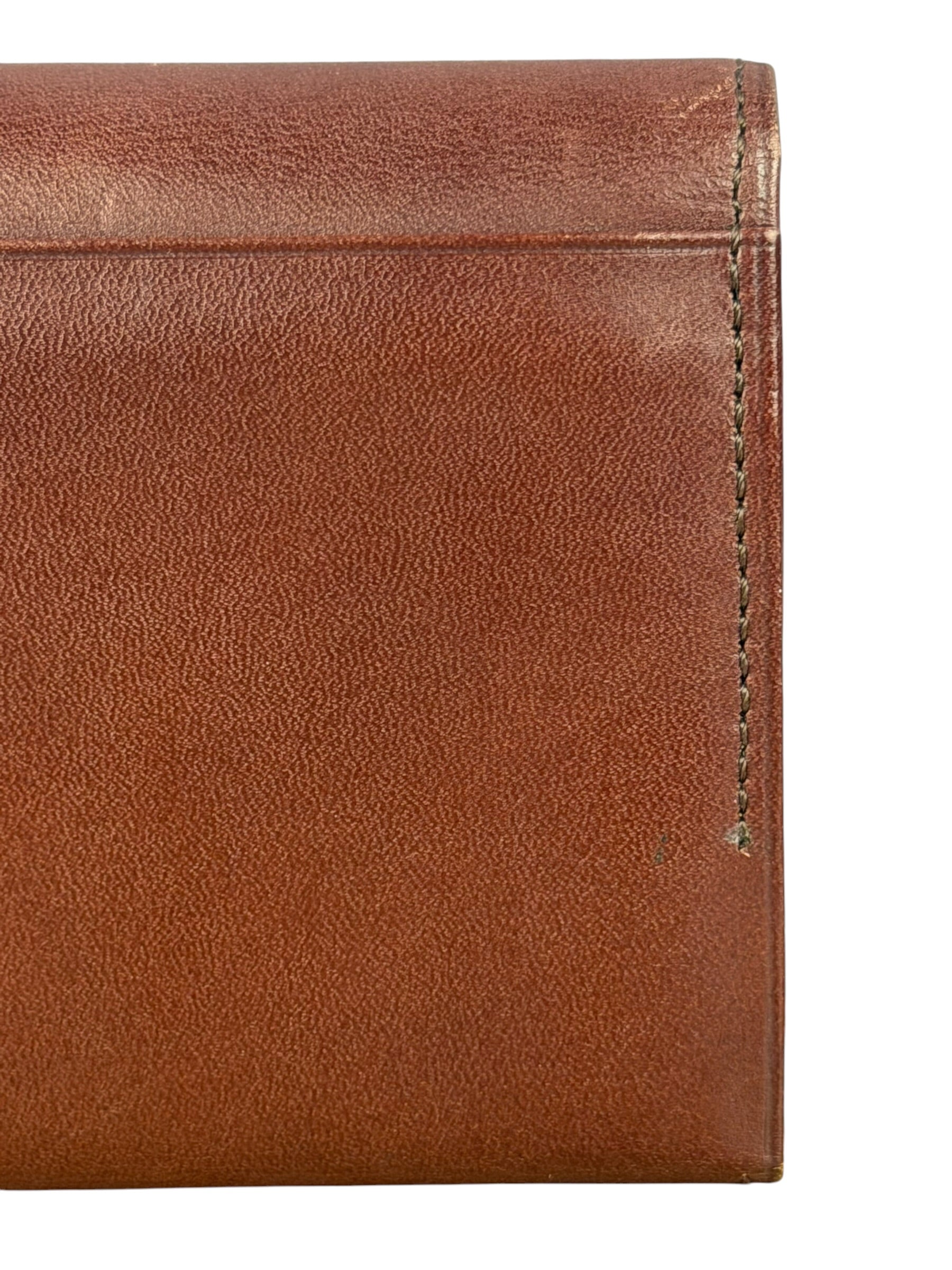 Yves Saint Laurent Red Leather Belle De Jour Flap Wallet