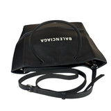 Balenciaga Black Leather Small Shopping Two-Way Tote