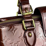 Louis Vuitton Burgundy Monogram Melrose Avenue Vernis  Handbag