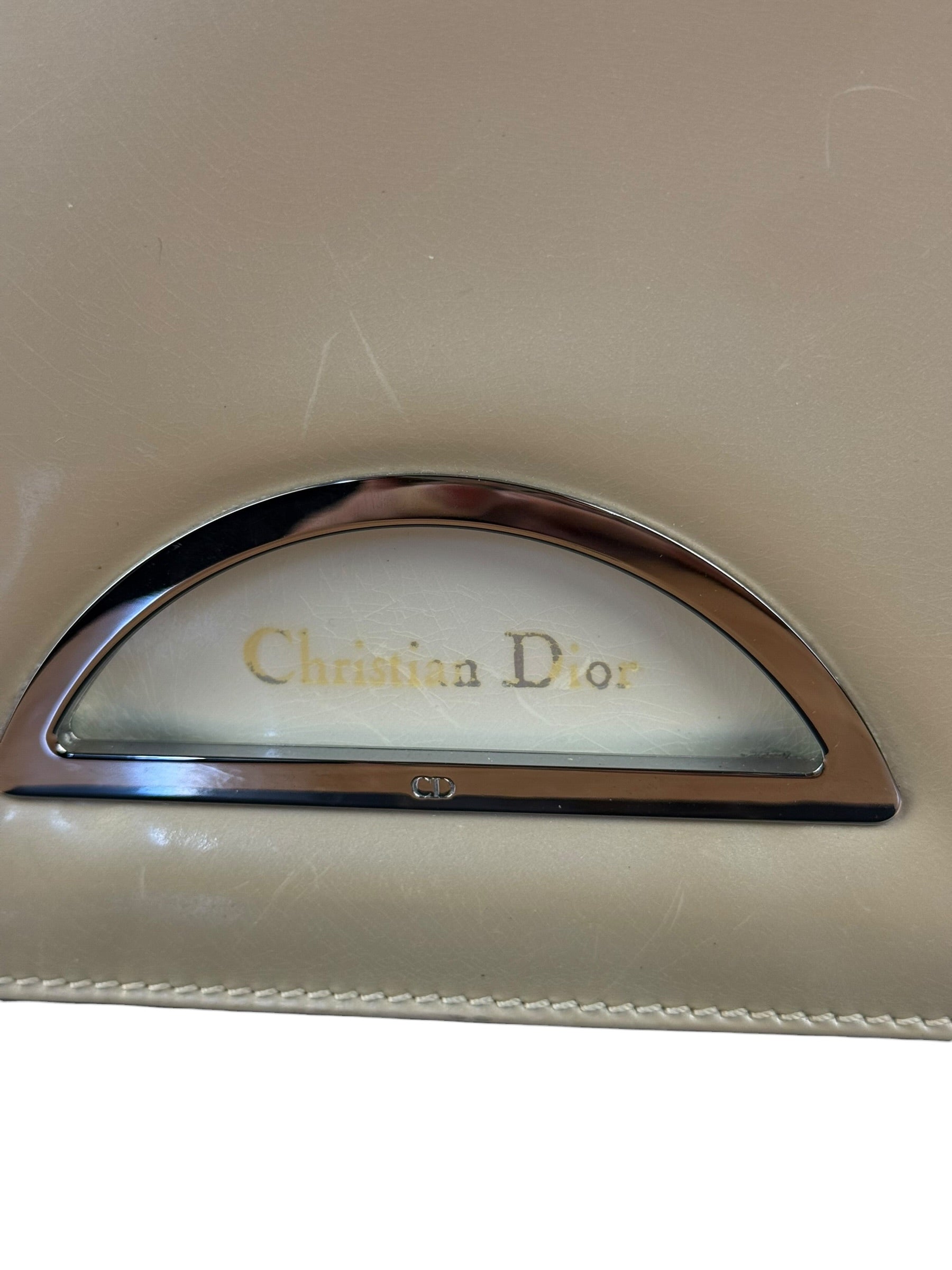 Christian Dior Vintage Patent Leather Malice Shoulder Bag