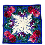 Tiffany & Co. Dark Multicolor Silk Scarf