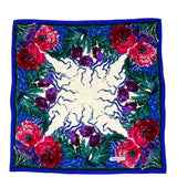 Tiffany & Co. Dark Multicolor Silk Scarf