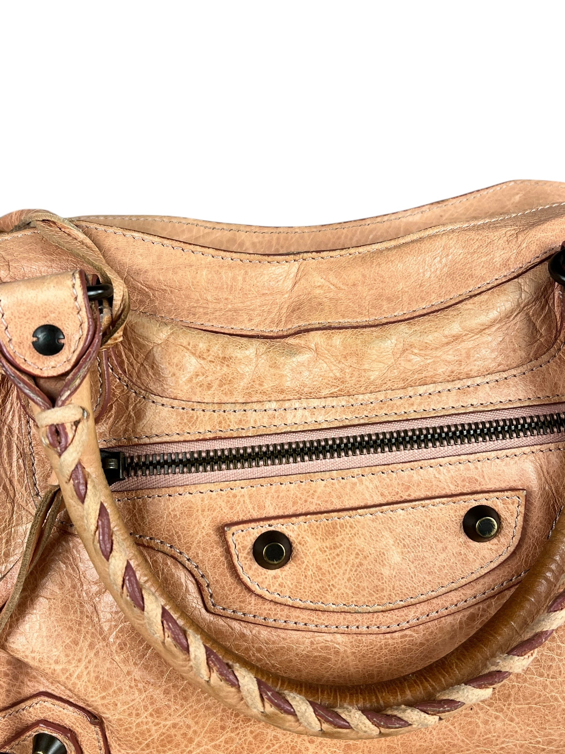 Balenciaga Classic Leather City Bag Light Salmon