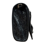 Balenciaga Black Leather Le City Clutch