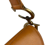 Christian Dior Tan Brown Leather Medium Saddle Bag