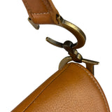 Christian Dior Tan Brown Leather Medium Saddle Bag