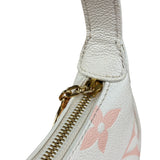 Louis Vuitton White Leather Monogram Moon Empreinte Pochette