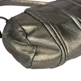 Bottega Veneta Metallic Pleated Shoulder Bag