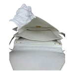 Bottega Veneta White Leather Mount Shoulder Bag