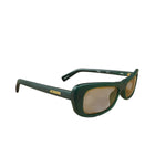 Jacquemus Dark Green Les Lunettes Capri Rectangle-Frame Sunglasses