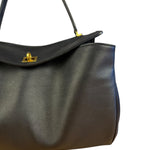 Balenciaga Medium Rodeo Leather 2Way Handbag Black