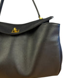 Balenciaga Medium Rodeo Leather 2Way Handbag Black