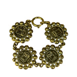 Chanel Gold Rue Cambon Medallion Bracelet