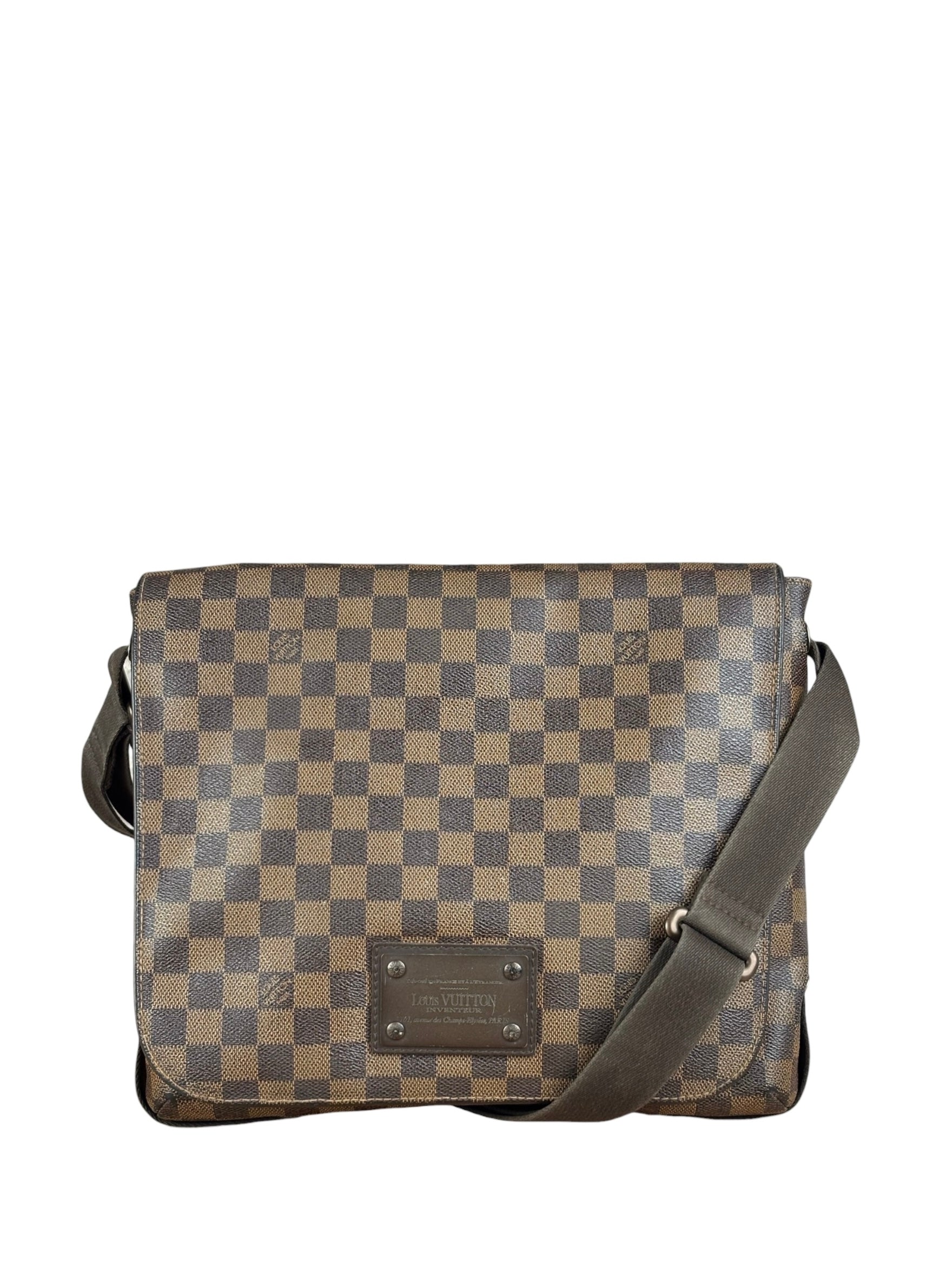 Louis Vuitton Damier Ebene Monogram Messenger Shoulder Bag