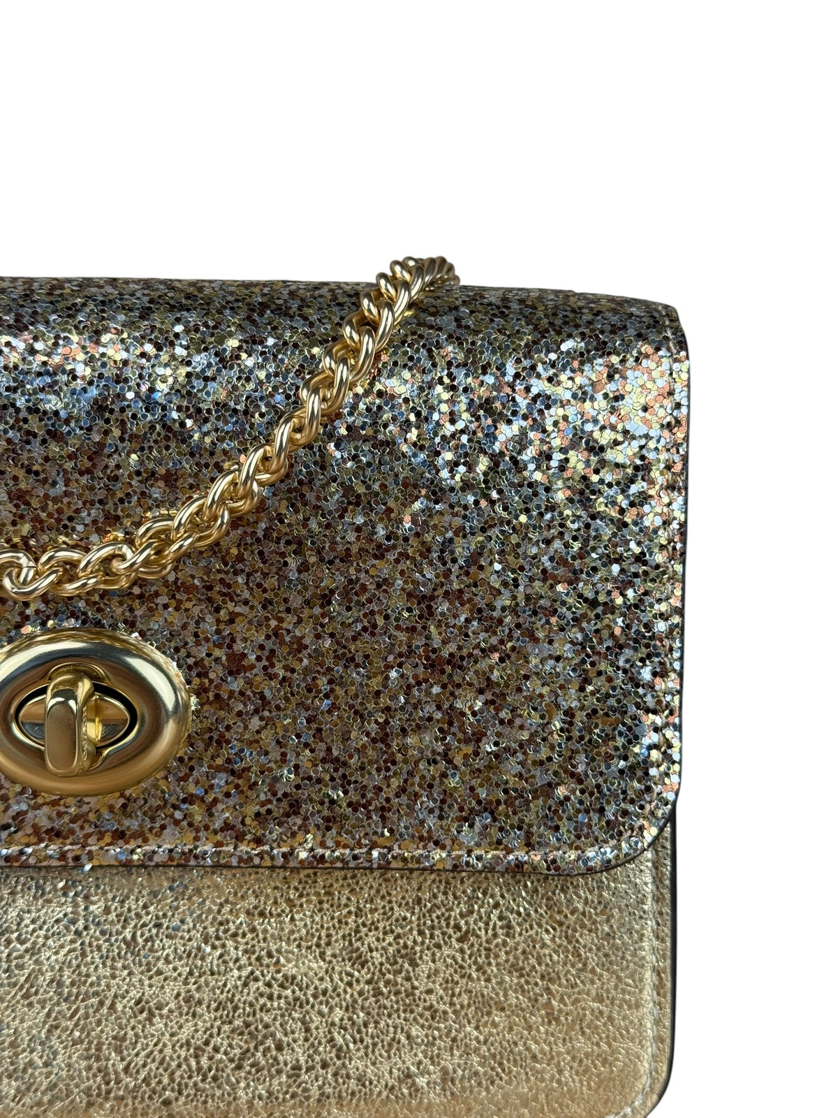 Coach Glitter Bowery Flap Crossbody