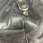 Balenciaga Vintage Black Leather Classic Sunday Tote Bag