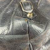 Balenciaga Vintage Black Leather Classic Sunday Tote Bag