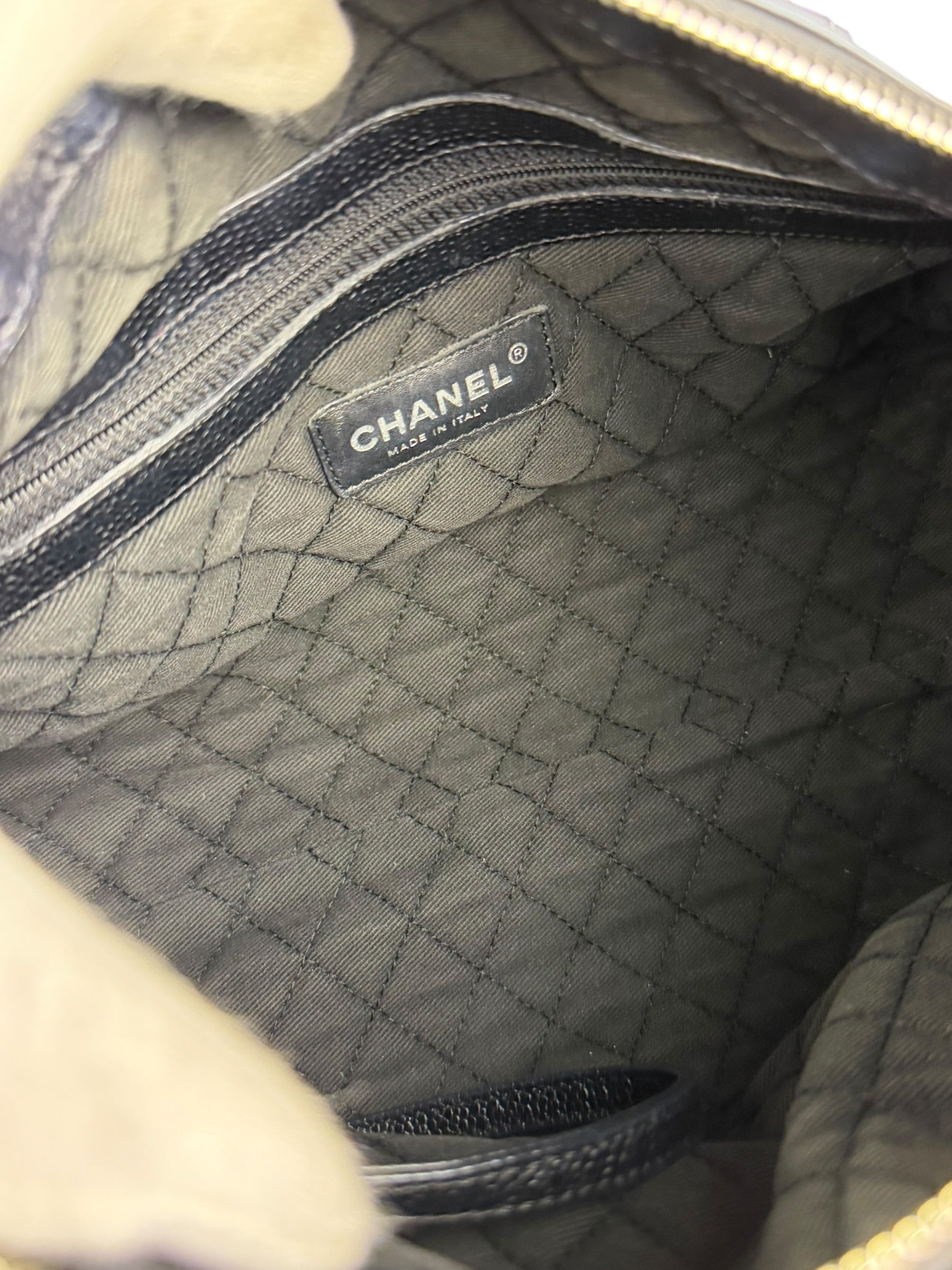 Chanel Vintage Coco Optic Bowler Bag 2006