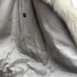 Saga White/Grey Fox Fur Coat