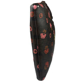 Coach Brown Leather Ranch Floral Crossbody Bag