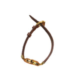 Fendi 320L FF Dial Brown Strap